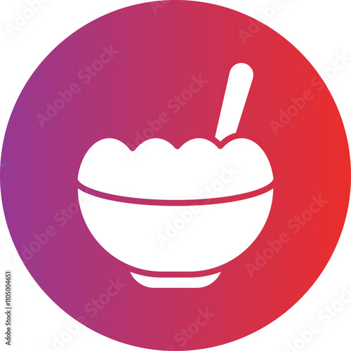 Porridge icon style