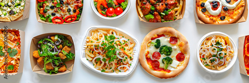 Diverse Takeout Food Options Near You - From Pizza and Burgers to Asian Cuisine and Salads photo