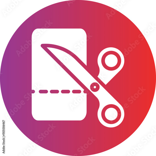 Cut Paper icon style