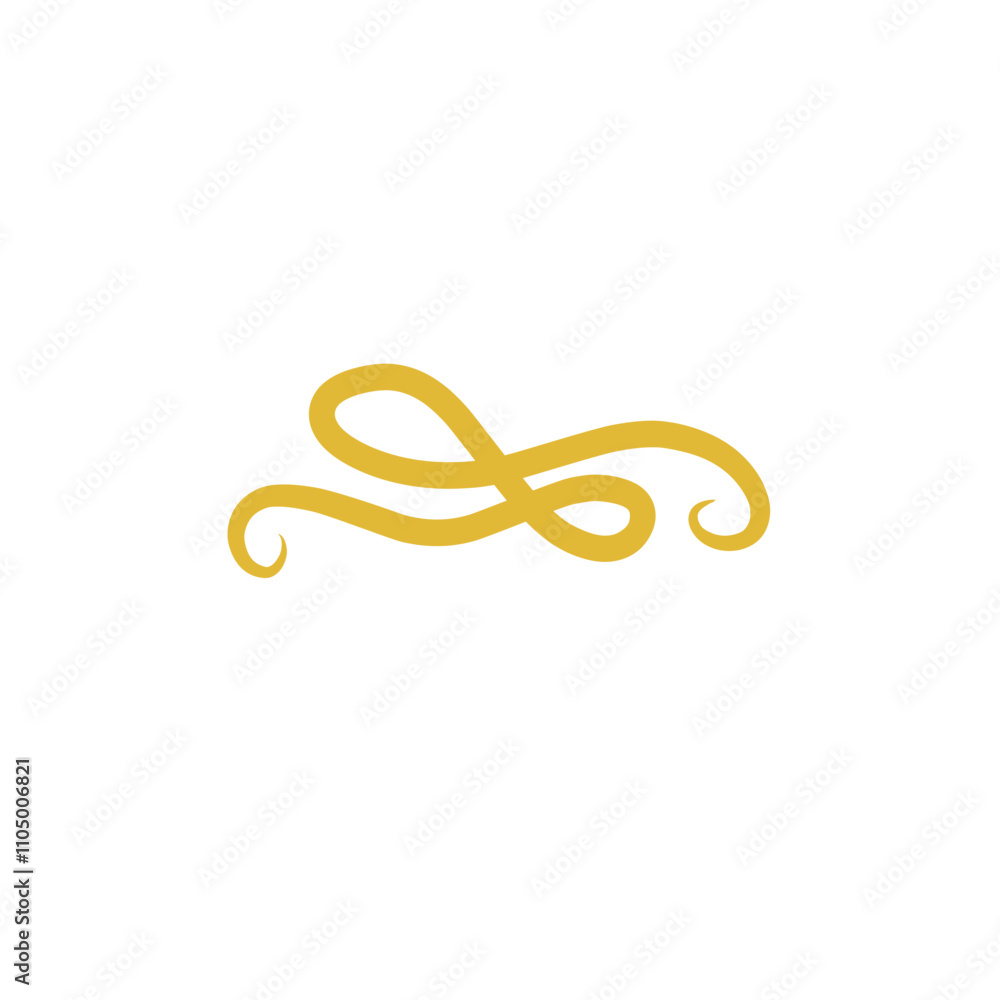 gold swirl decoration element gold swirl decoration element
