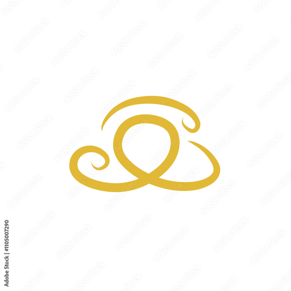 gold swirl decoration element gold swirl decoration element
