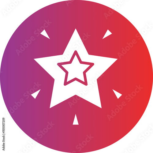 Glowing Star icon style