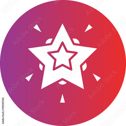 Glowing Star icon style