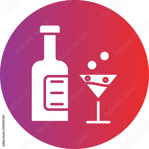 Alcoholic icon style