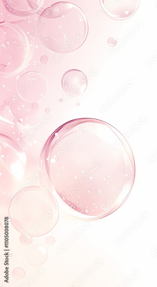 Pink abstract bubble Pink abstract bubble