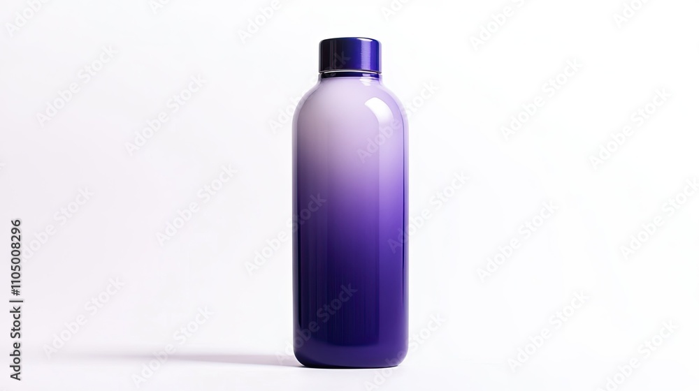 A premium purple hydration bottle with a gradient finish, set against a white background. The modern design includes a sturdy base and ergonomic grip, highlighted by polished details. A premium purple hydration bottle with a gradient finish, set against a white background. The modern design includes a sturdy base and ergonomic grip, highlighted by polished details.