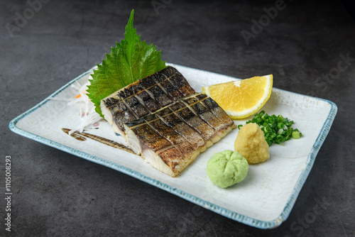 Obraz na płótnie Saba grill japanese style w salonie
