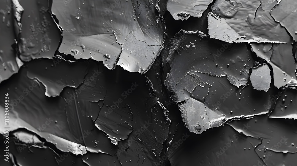 Abstract grayscale texture of cracked paint. Abstract grayscale texture of cracked paint.