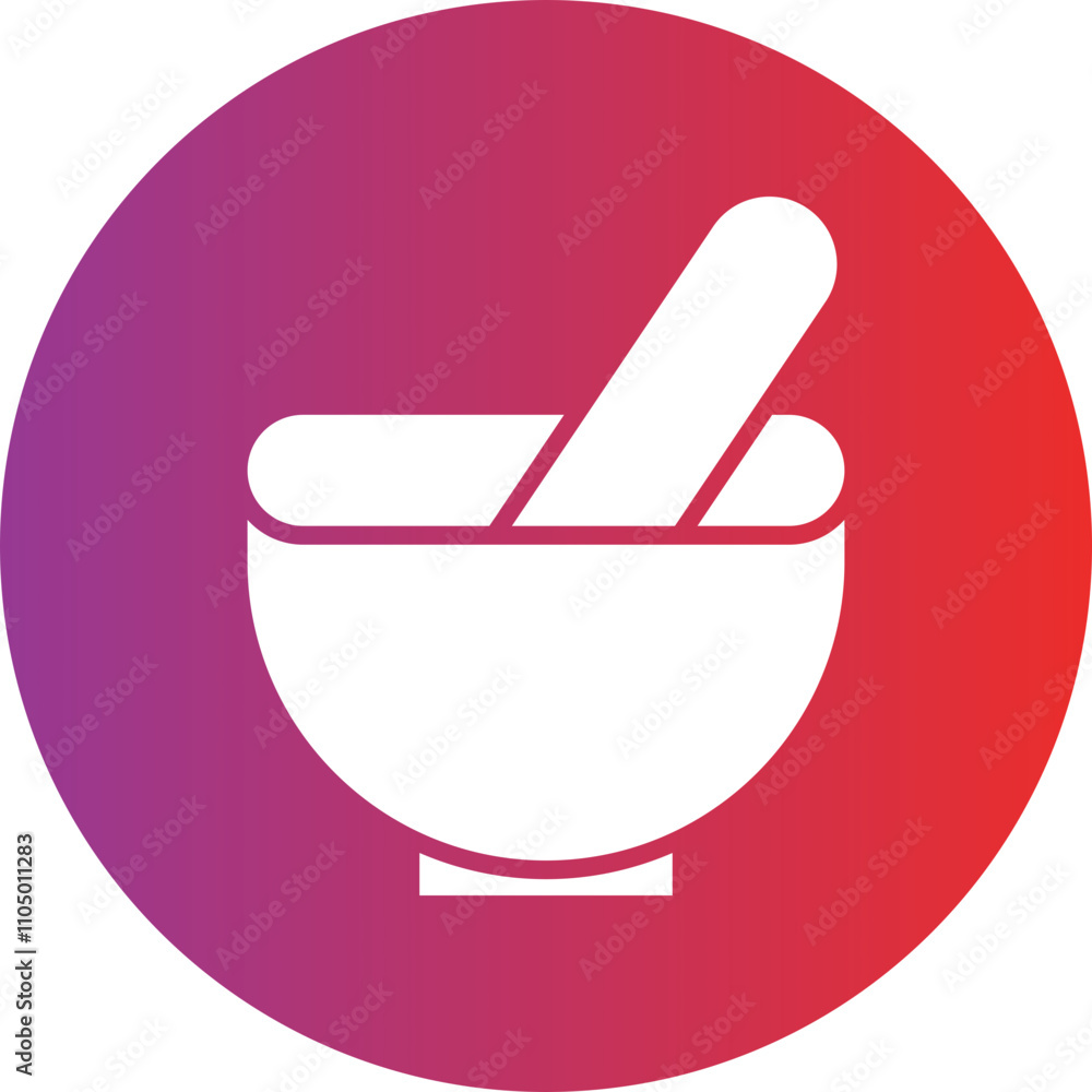 Pestle icon style Pestle icon style