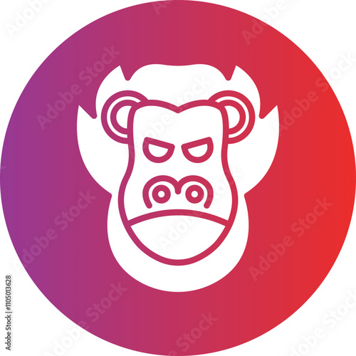 Orangutan icon style