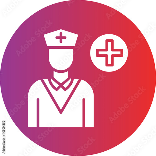 Caregiver Male icon style