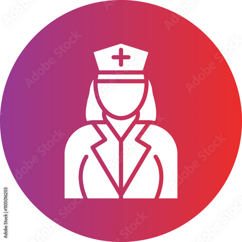 Paramedic Female icon style