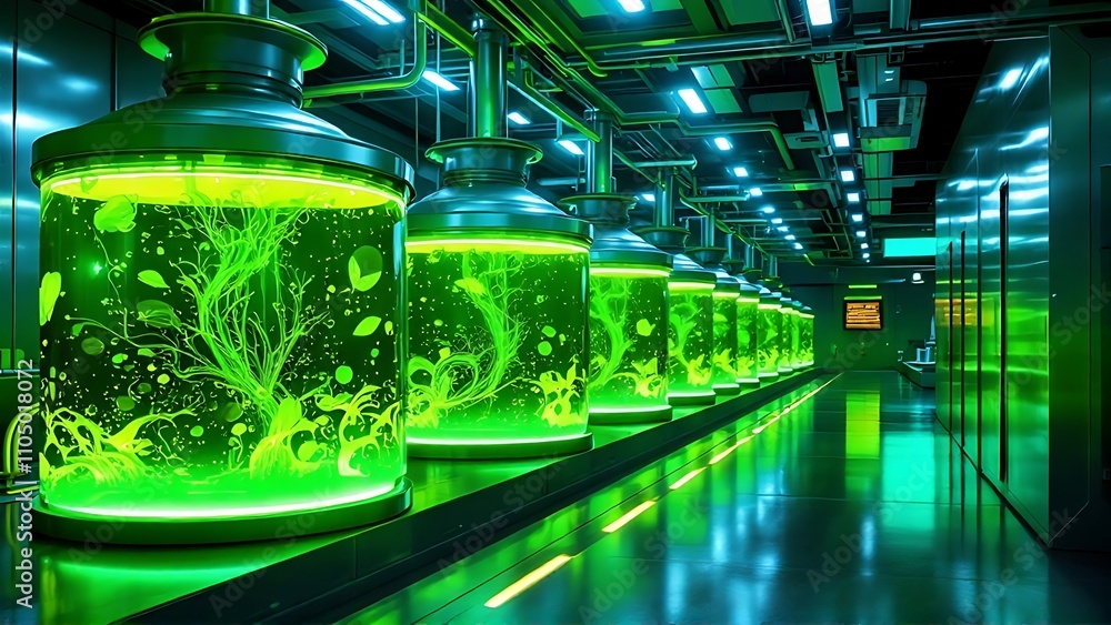 Next-gen biofuel facility processing algae into sustainable liquid fuel Next-gen biofuel facility processing algae into sustainable liquid fuel