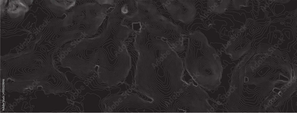 3D wireframe of contour swirl 3D wireframe of contour swirl