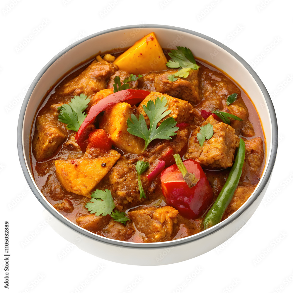 Vindaloo isolated on transparent background Vindaloo isolated on transparent background
