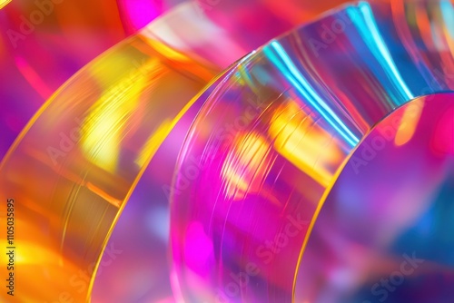 Abstract Neon: A mesmerizing abstract background with vibrant, iridescent colors and a shimmering, almost holographic effect.