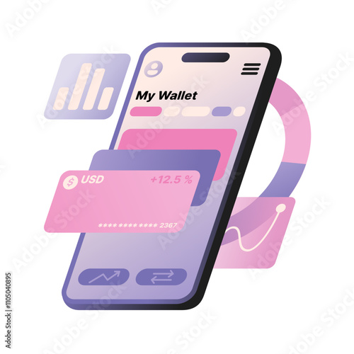 E-wallet with virtual credit cards
