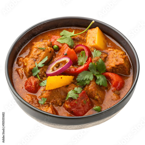 Vindaloo isolated on transparent background