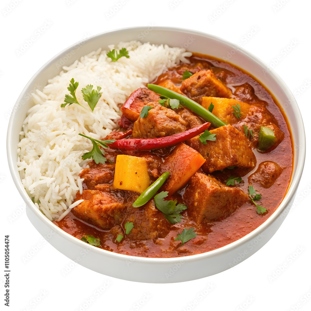 Vindaloo isolated on transparent background Vindaloo isolated on transparent background
