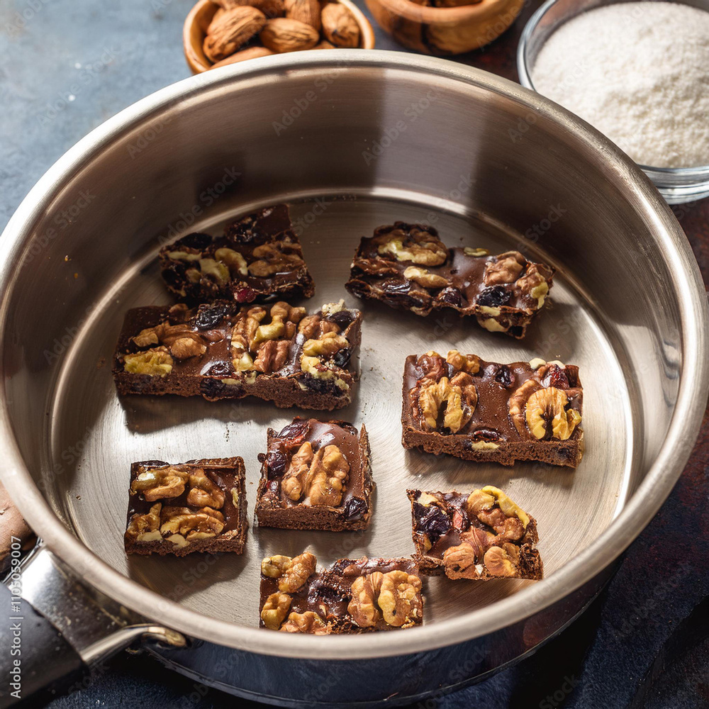 Homemade Chocolate Bars with Nuts Indulgent Treats