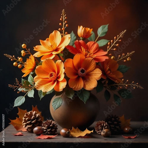 still life with flowers