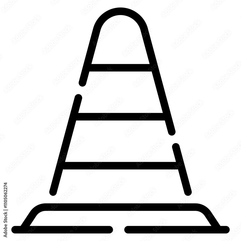 Traffic cone icon Traffic cone icon