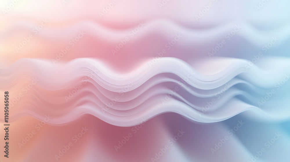 Stereoscopic Depth Illusion Concept. Soft wavy paper texture background Stereoscopic Depth Illusion Concept. Soft wavy paper texture background