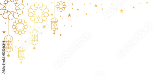 Eid mubarak Design. Eid al-Fitr, Eid al-Adha decoration background.  Vector illustration