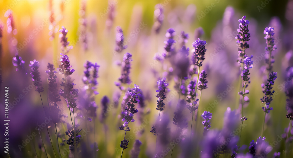 Lavender Flowers in Bloom with Soft Purple Hues
Lavender Flowers in Bloom with Soft Purple Hues