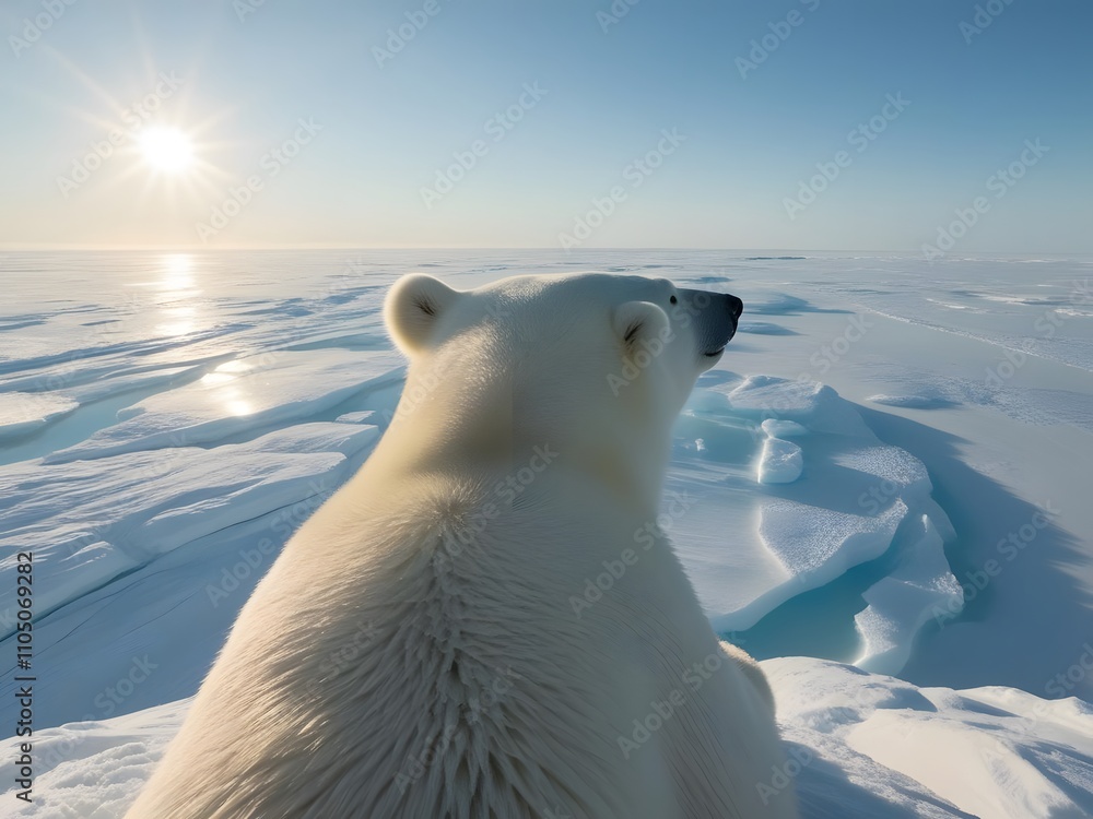 magine view from riding on the back of a polar bear magine view from riding on the back of a polar bear