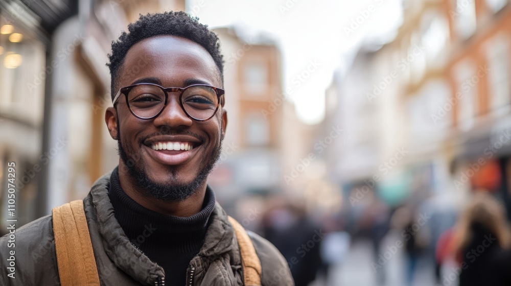 The Smiling Man in City The Smiling Man in City