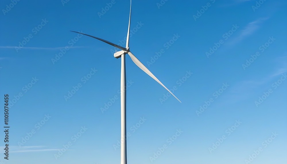 Harmonious blend of wind power and natural beauty Harmonious blend of wind power and natural beauty