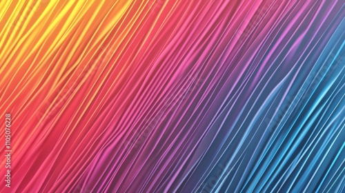 Diagonal lines abstract background with a gradient of blue, purple, red, orange, and yellow tones.