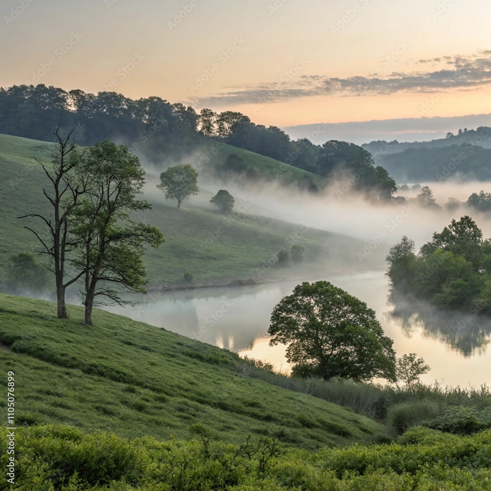 Fog in nature Fog in nature