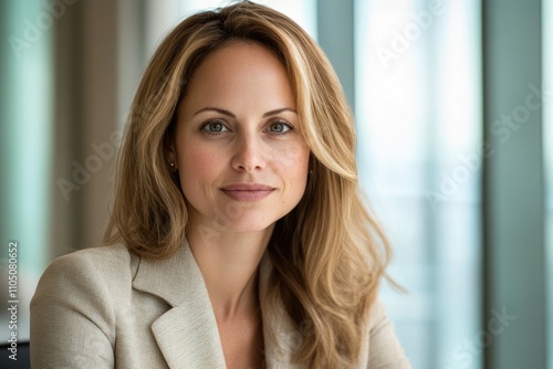 Free Download Confident Businesswoman in Her 20s Engaged in a Video Call in a Stylish Boardroom Setting - GFXLoad