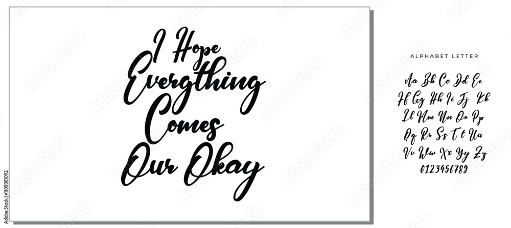 i hope evergthing comes our okay - funny bathroom quote for a sign, wall décor, wood frame Hand painted brush pen modern calligraphy, sign background inspirational quotes and typography art lettering i hope evergthing comes our okay - funny bathroom quote for a sign, wall décor, wood frame Hand painted brush pen modern calligraphy, sign background inspirational quotes and typography art lettering