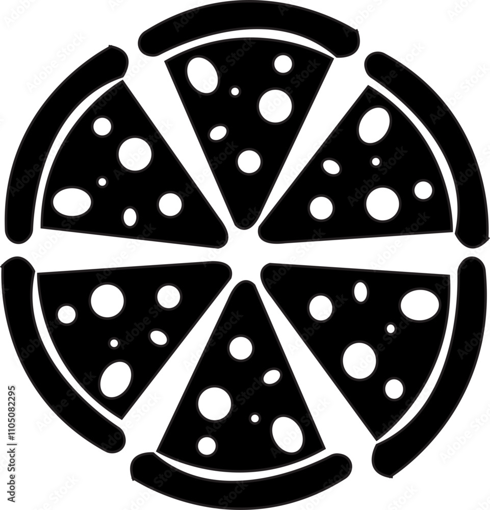 Black Pizza Slice Icon, eat, meet, meal, cook, shape, black, braid Black Pizza Slice Icon, eat, meet, meal, cook, shape, black, braid