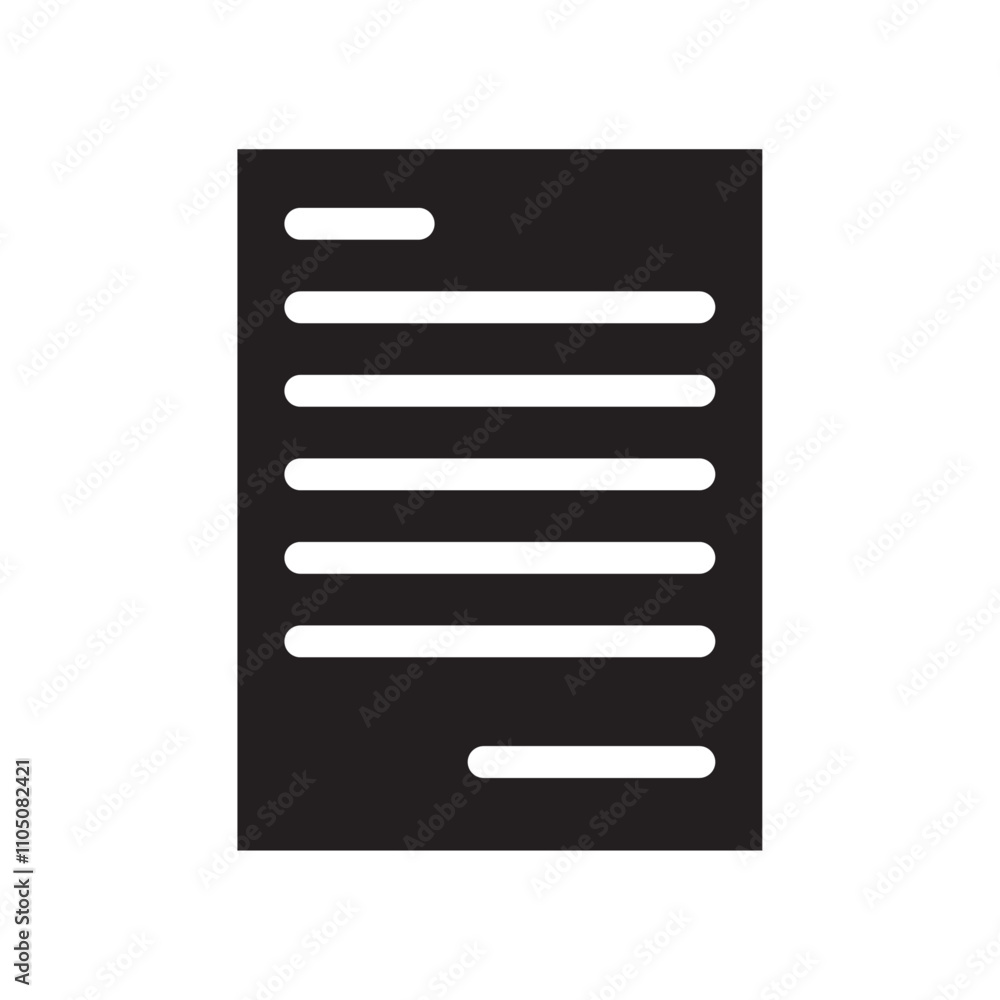 Form icon Vector flat thin line illustration Form icon Vector flat thin line illustration