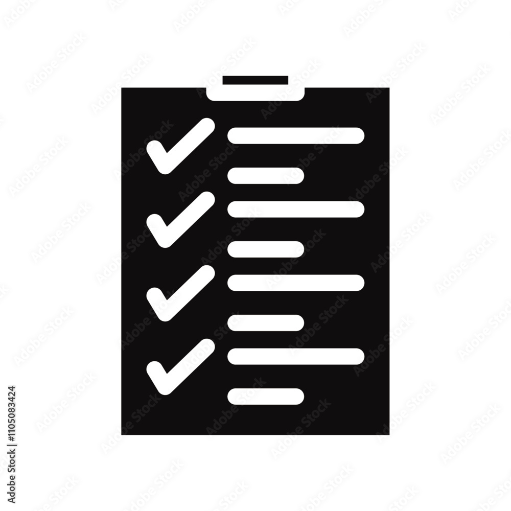 List icon Vector flat thin line illustration List icon Vector flat thin line illustration