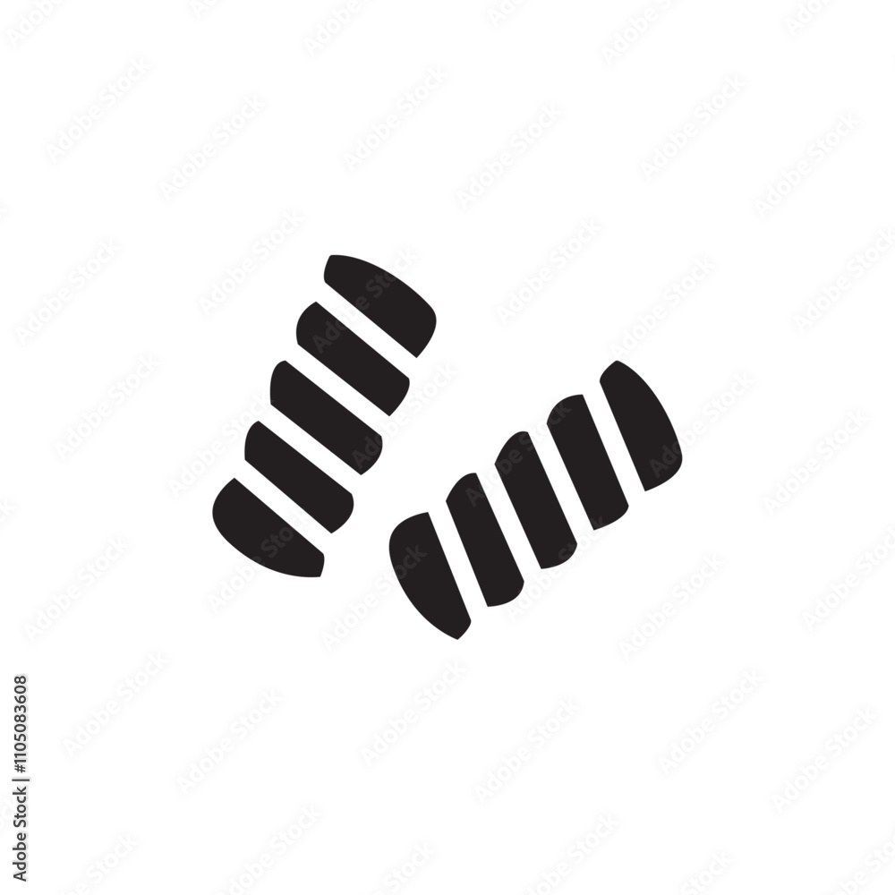 Marshmallow icon Vector flat thin line illustration Marshmallow icon Vector flat thin line illustration
