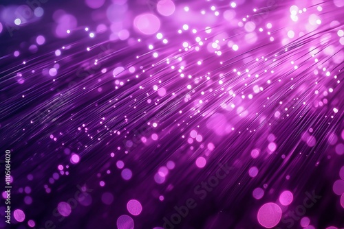 Defocused Optical fibers of fiber optic cable. Internet technology. See my portfolio for more