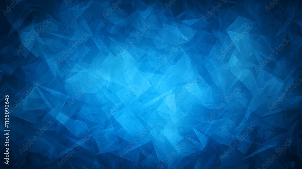 Fototapeta premium Abstract Blue Crystal Background Texture