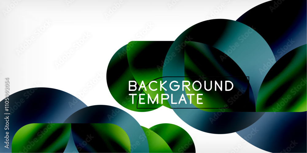 Bright circles with shadows abstract background Bright circles with shadows abstract background