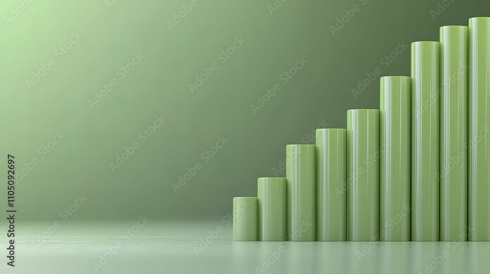 SEO performance dashboard, lively green backdrop, 3D graphic design SEO performance dashboard, lively green backdrop, 3D graphic design