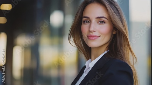 Confident Businesswoman Portrait Corporate Woman Female Executive