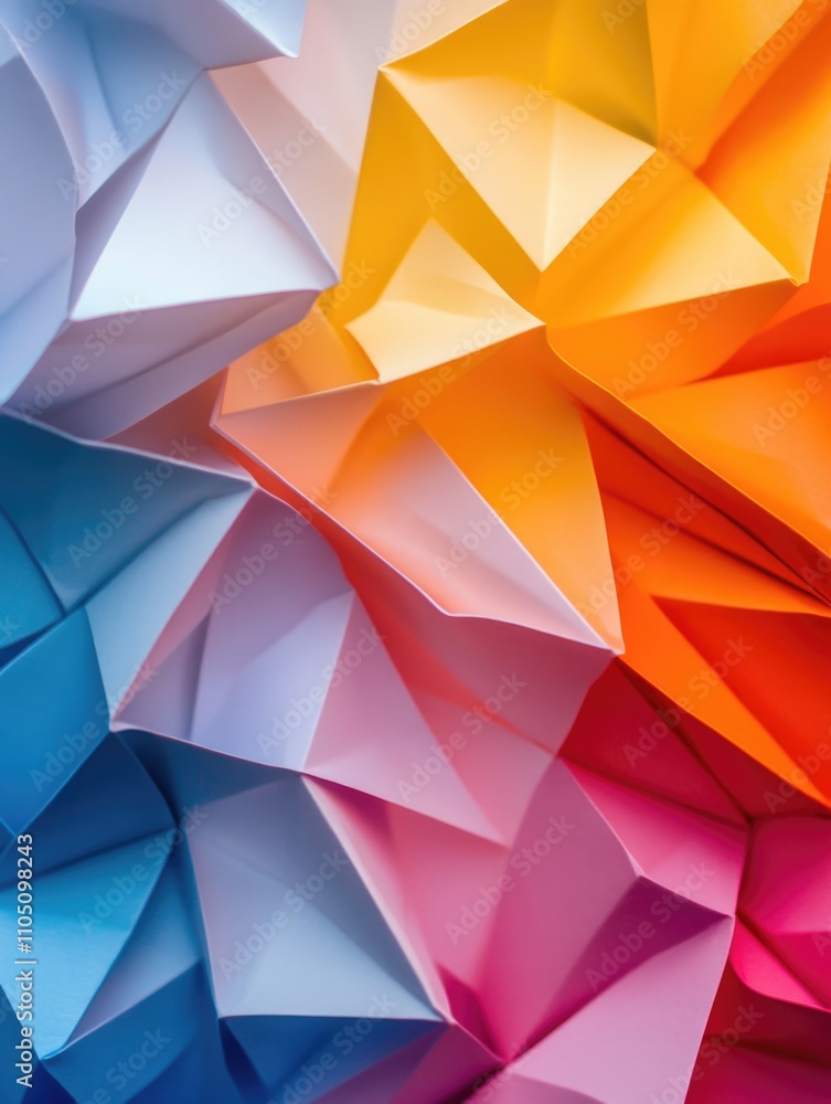 Origami Paper Close Up Origami Paper Close Up