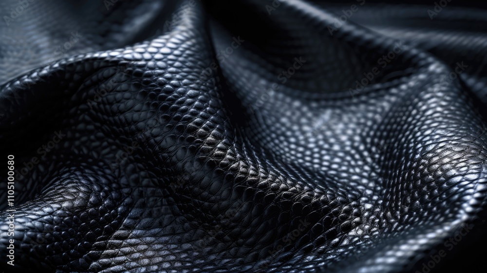 Texture of black leather Texture of black leather