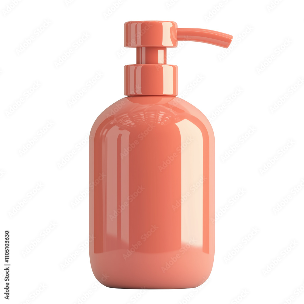 3D render pump bottle png mockup. Isolated plastic shampoo hand soap lotion pump bottle image on transparent background 3D render pump bottle png mockup. Isolated plastic shampoo hand soap lotion pump bottle image on transparent background