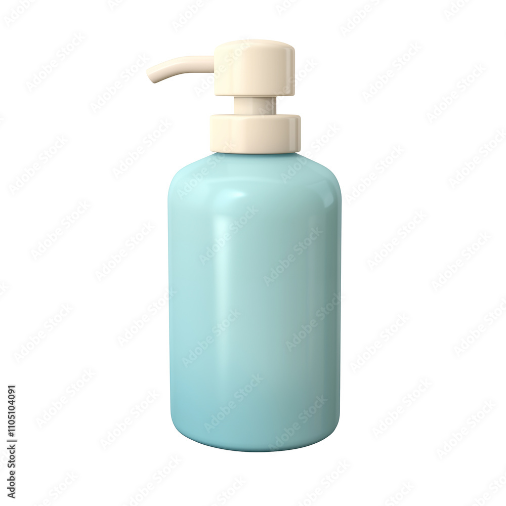 3D render pump bottle png mockup. Isolated plastic shampoo hand soap lotion pump bottle image on transparent background 3D render pump bottle png mockup. Isolated plastic shampoo hand soap lotion pump bottle image on transparent background