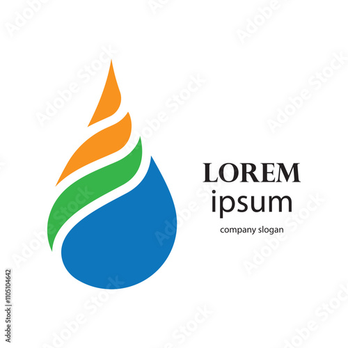 oil and gas fuel mining logo design